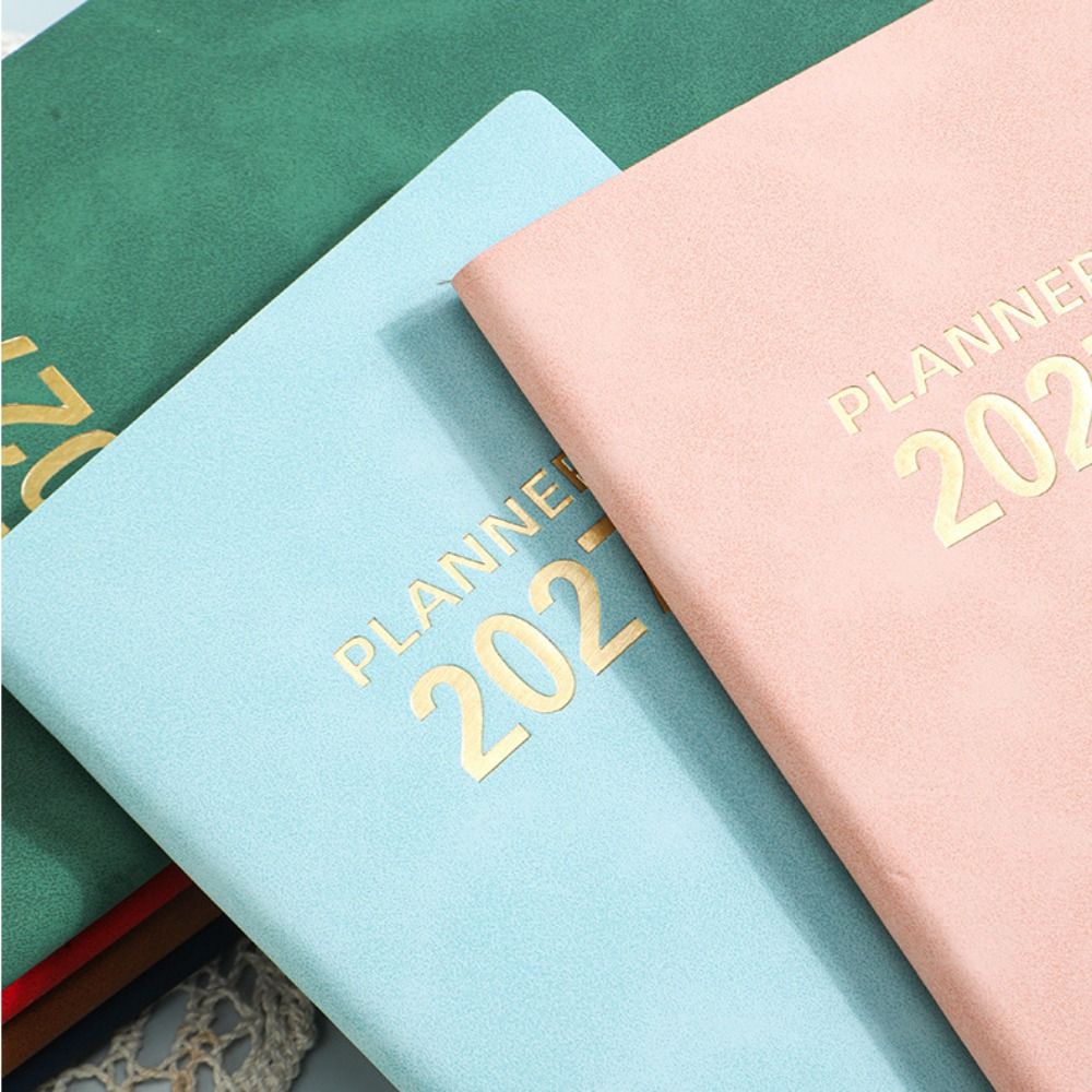 Leatherwork Plans - 英語 2027 スケジュールプランナー メモ帳 A6 耐摩耗性アジェンダプランニングノート