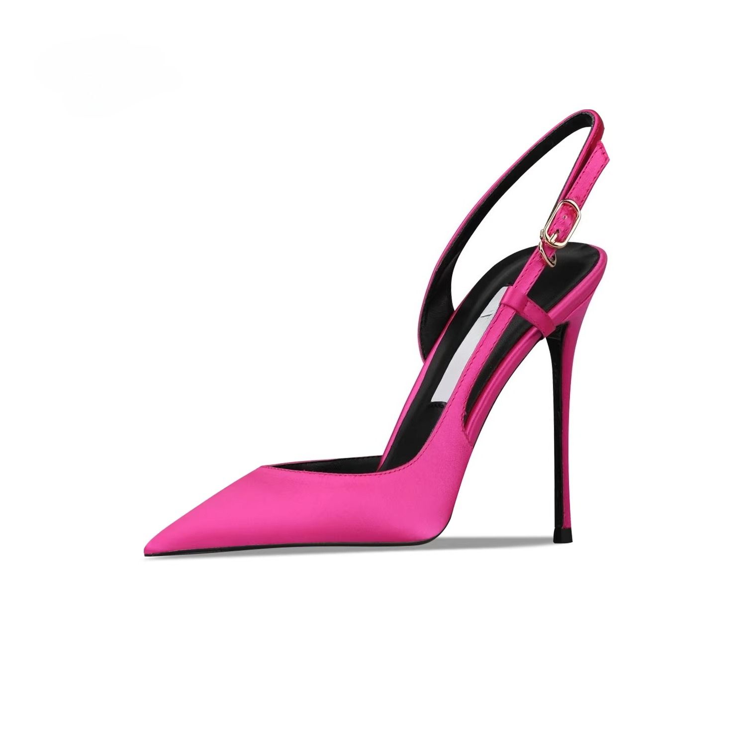 Leather Work Heels - 欧米風ワンワードバックルサンダル レディース 2026年新作 細ヒール バッグヘッド セクシーサンダル