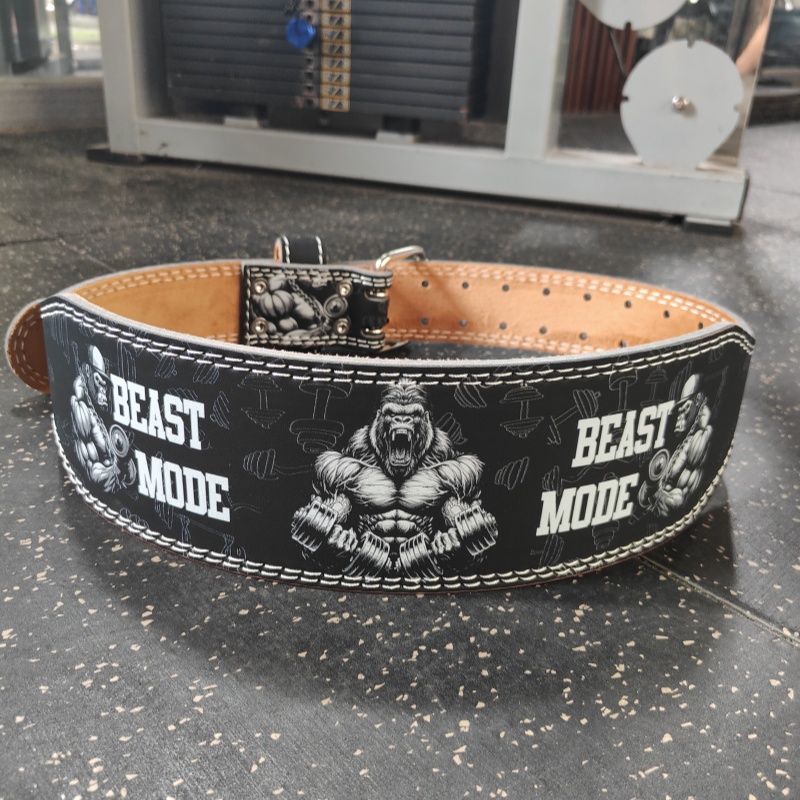 Leather Workout Belt - 男性重量挙げベルトジム女性重量挙げベルトヘビー筋力トレーニングベルトパワーリフティングデッドリフトスクワットウエストサポート
