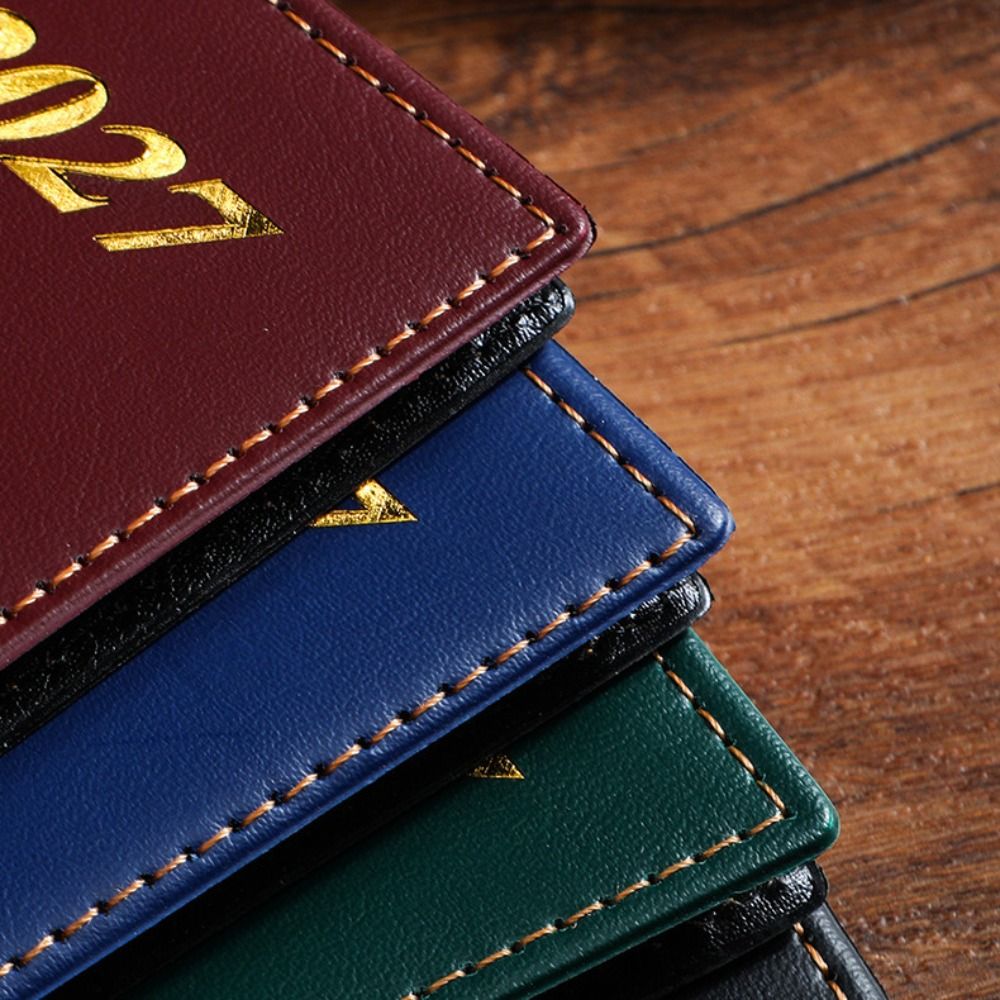 英語 2027 スケジュールプランナー メモ帳 A6 耐摩耗 - Leatherwork Plans のレビューと価格