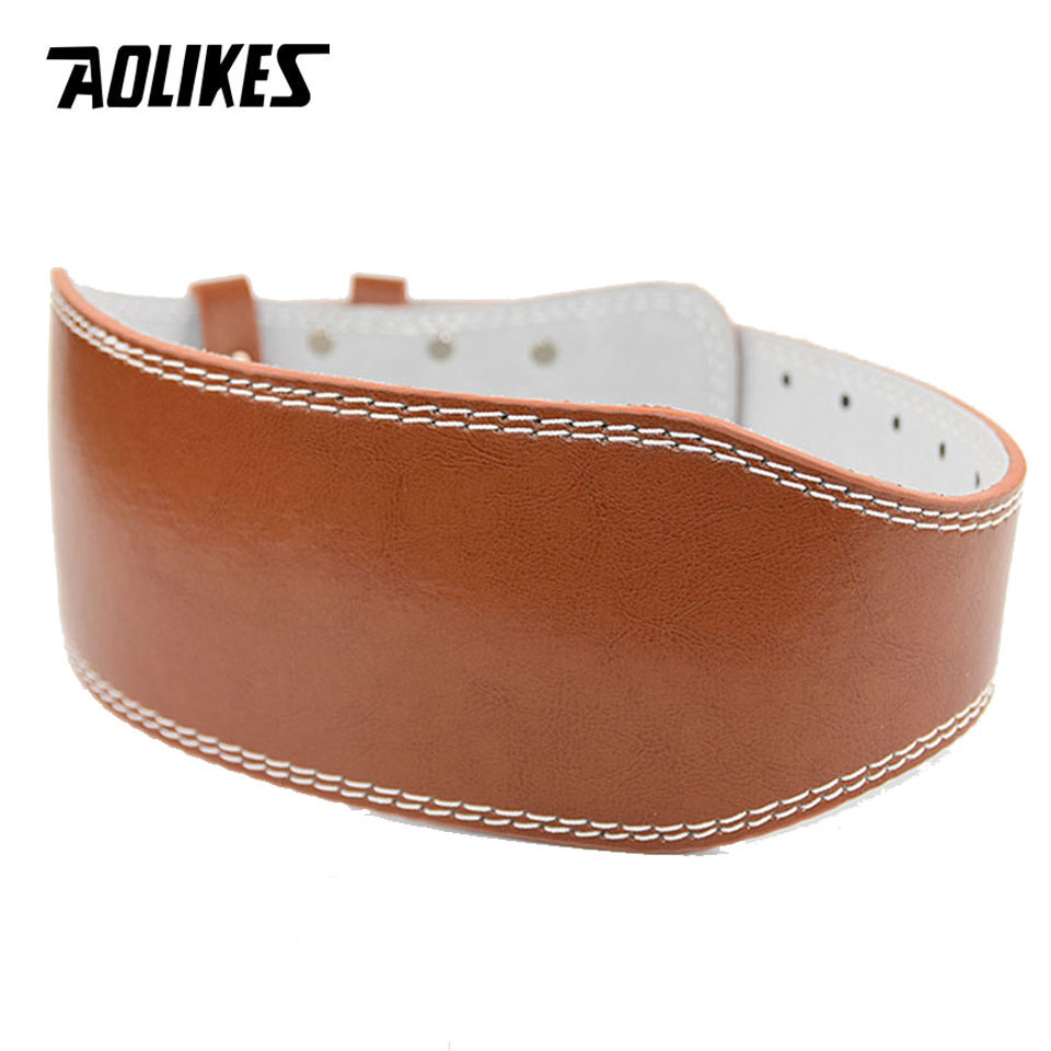 AOLIKES 新しいワイド重量挙げベルトボディービルフィッ - Leather Workout Belt のレビューと価格