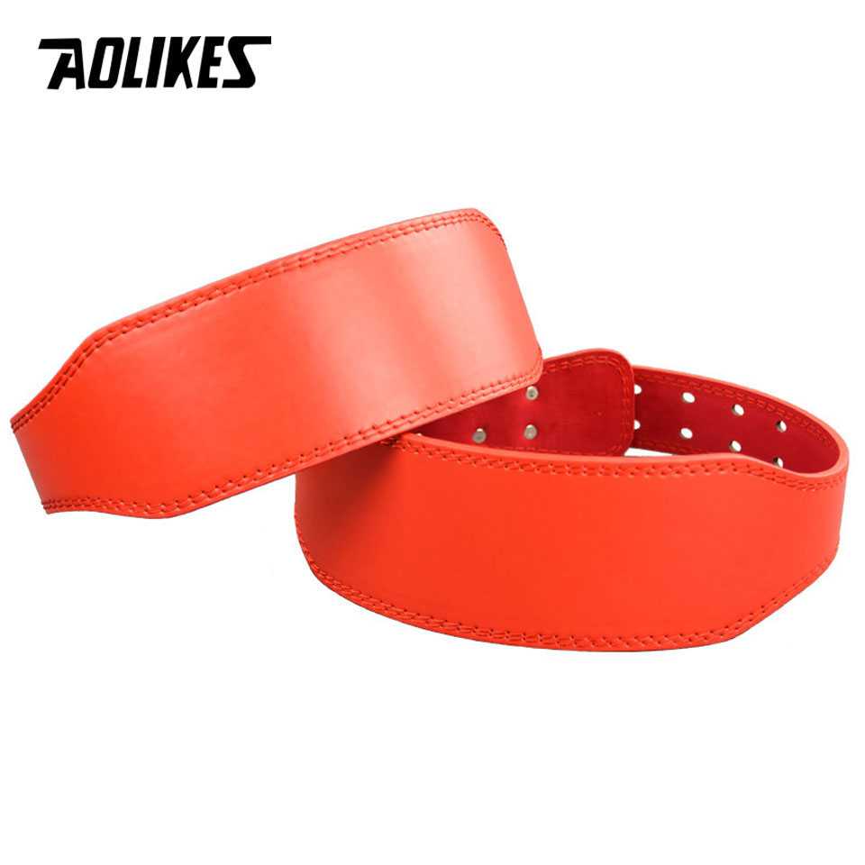 AOLIKES 新しいワイド重量挙げベルトボディービルフィッ - Leather Workout Belt のレビューと価格