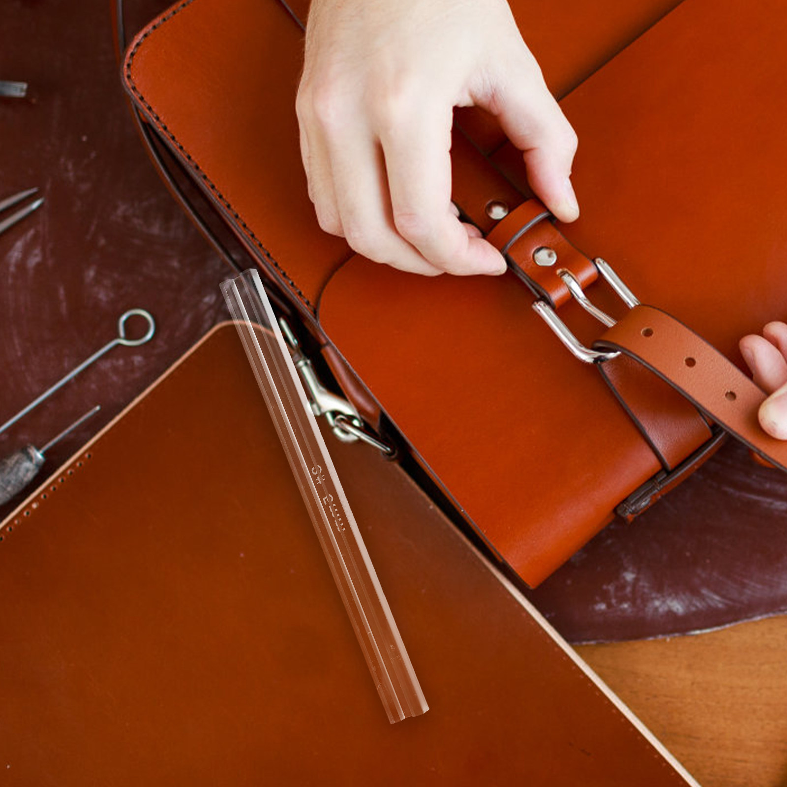 3個入りジッパーボンディング定規 アクリル製ジッパー位置決め - Leatherworking Guide のレビューと価格