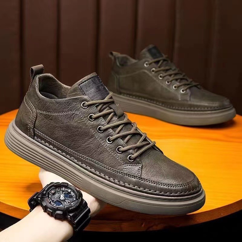 2025年春秋 カジュアルレザーシューズ キッチンシェフ用滑 - Leveling Leatherworking のレビューと価格