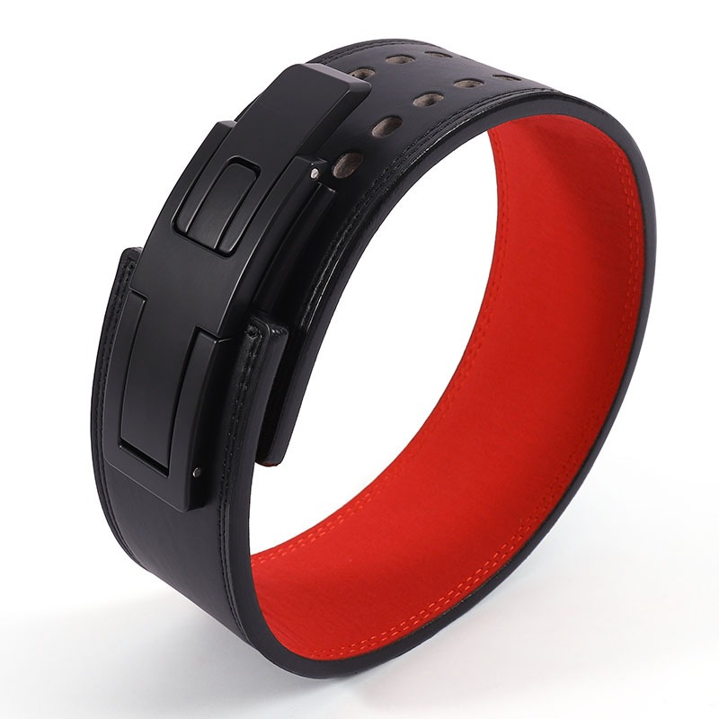 ウエイトリフティングベルト 牛革製 レバーバックル 腰サポー - Leather Workout Belt のレビューと価格