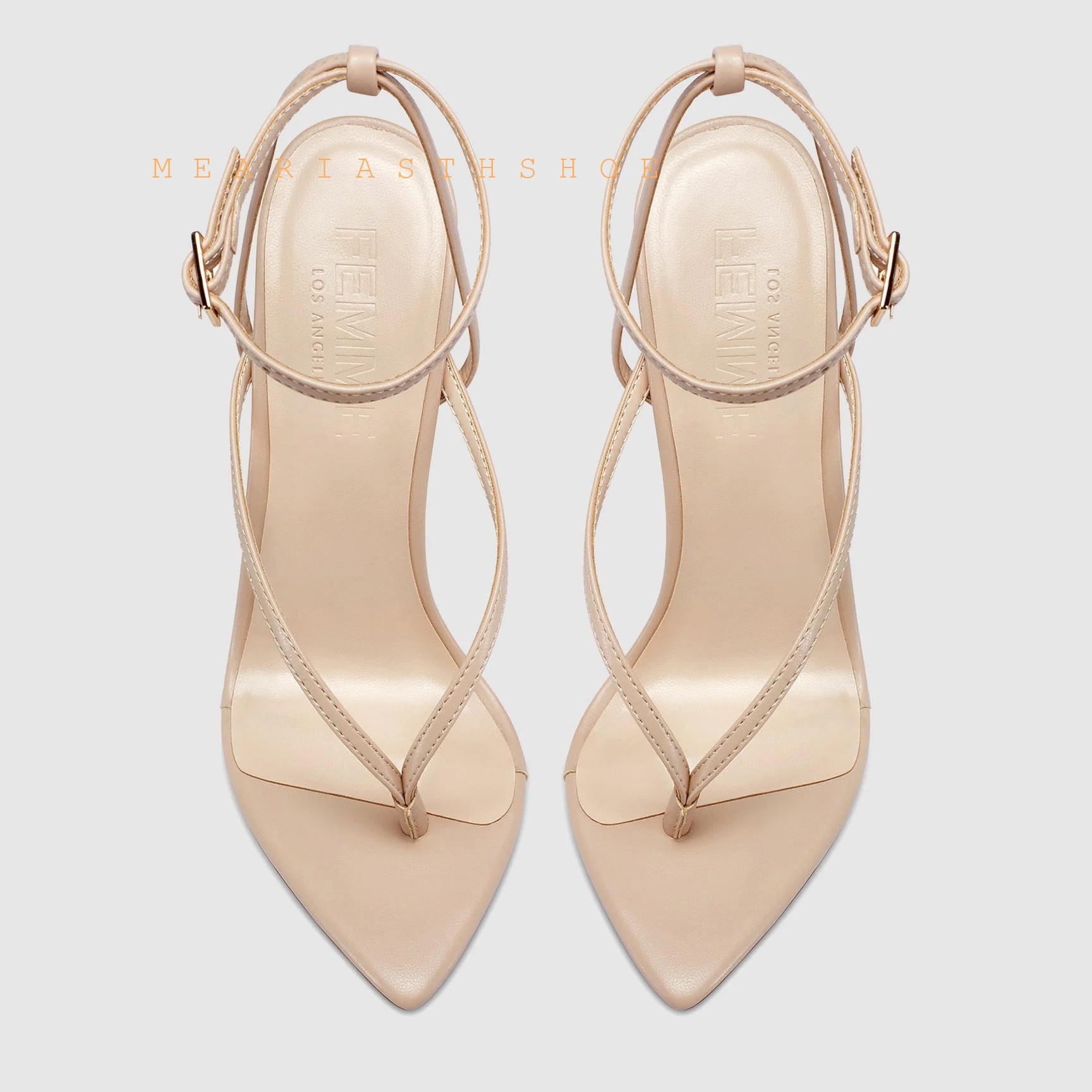 ベージュブラッククロスストラップフリップフロップグラディエー - Leather Work Heels のレビューと価格