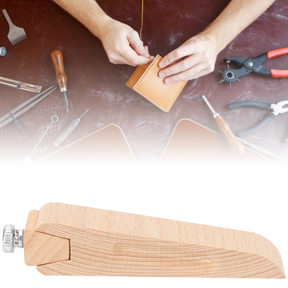 ブナ材サンドペーパーサンディングブロック、くさび型手動操作サ - Leatherworker Block のレビューと価格