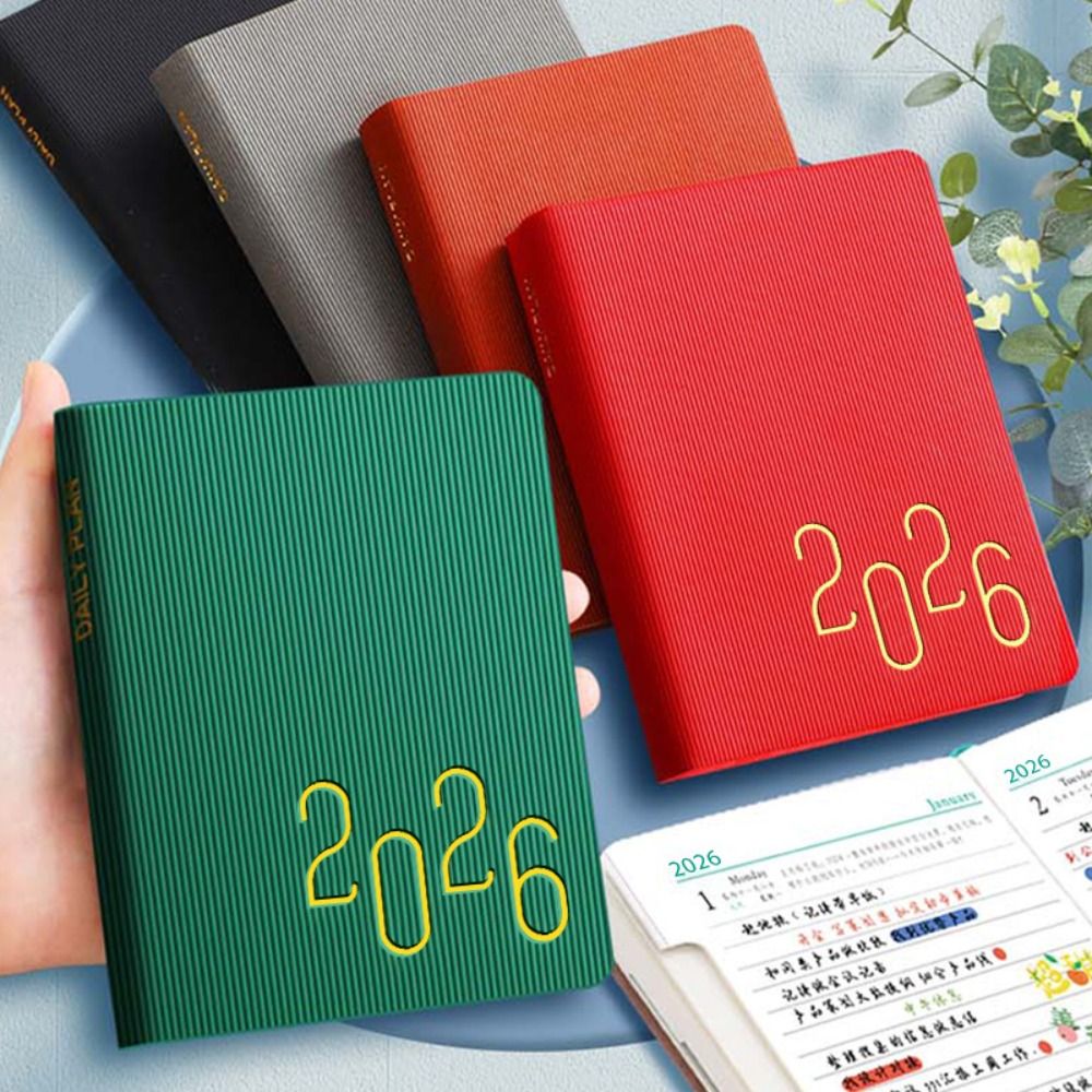 英語 2026 スケジュールプランナー メモ帳 12 か月  - Leatherwork Plans のレビューと価格
