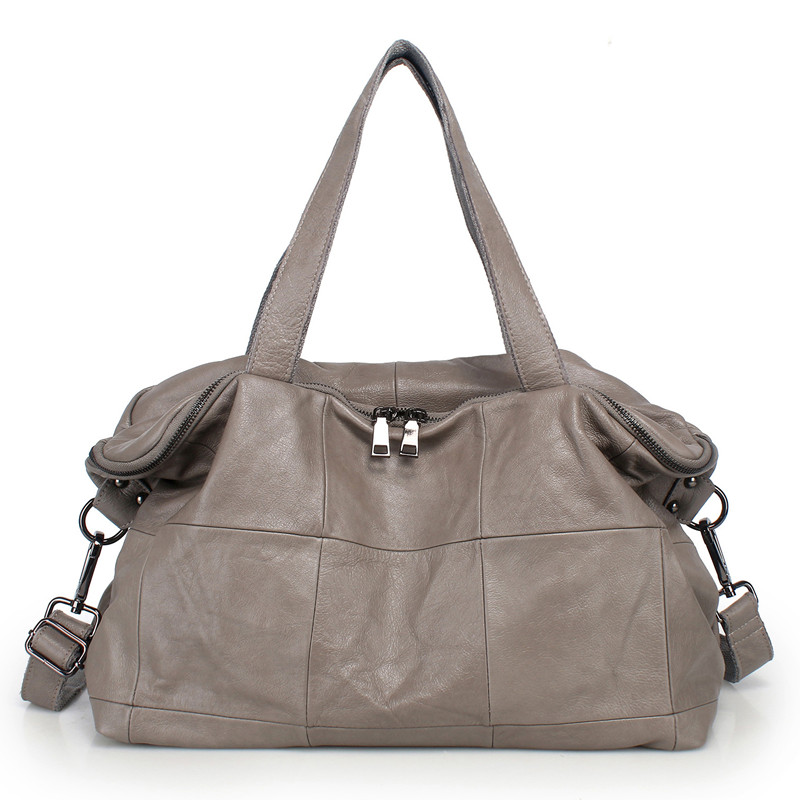 大容量トートバッグ女性用本革クロスボディバッグソフトカジュア - Leather Workshop のレビューと価格