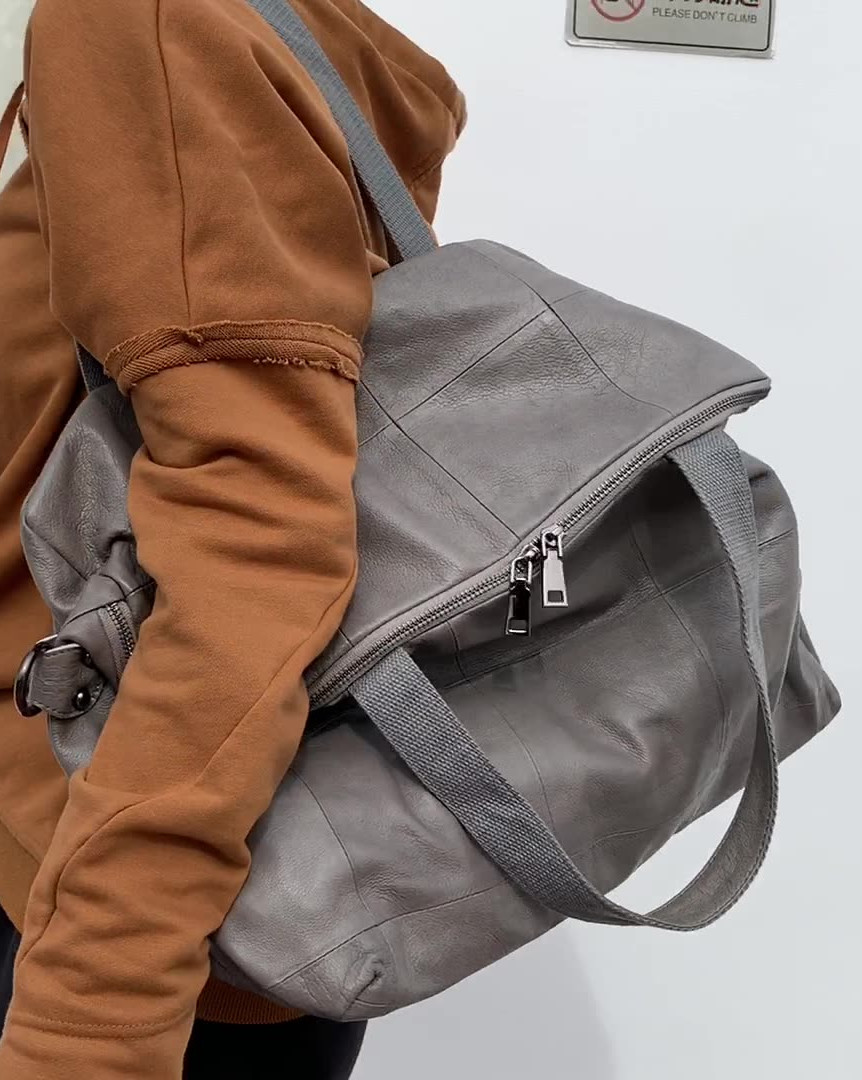 大容量トートバッグ女性用本革クロスボディバッグソフトカジュア - Leather Workshop のレビューと価格