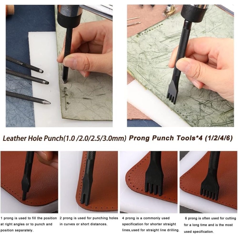 革細工ツール 実用的な革細工キット ワックス加工糸 グルーバ - Leatherwork Or Leathercraft のレビューと価格