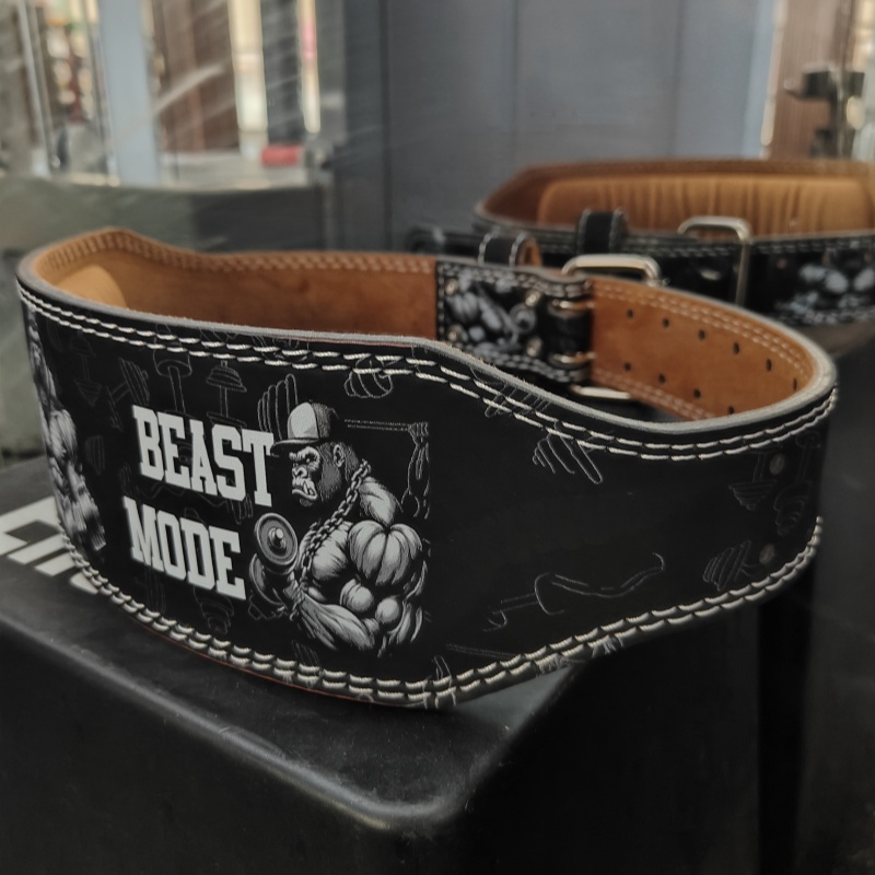 男性重量挙げベルトジム女性重量挙げベルトヘビー筋力トレーニン - Leather Workout Belt のレビューと価格