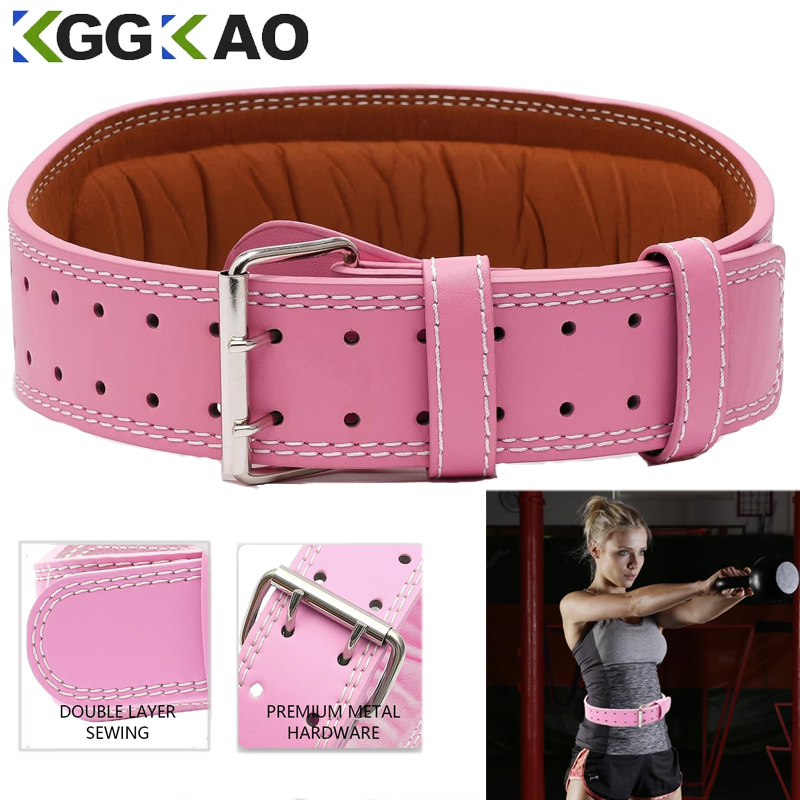 女性と男性のための革の重量挙げベルト,革のフィットネスベルト - Leather Workout Belt のレビューと価格