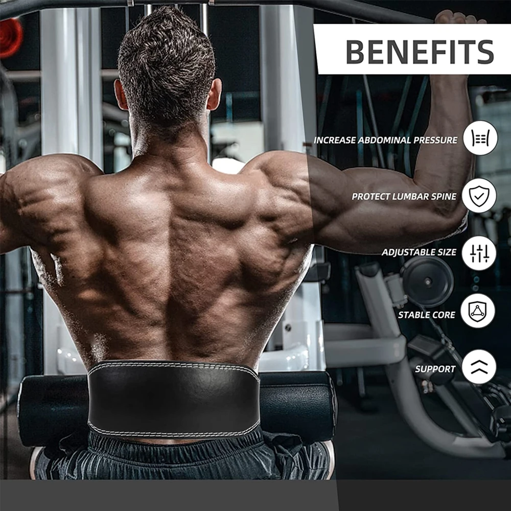 女性と男性のための革の重量挙げベルト,革のフィットネスベルト - Leather Workout Belt のレビューと価格